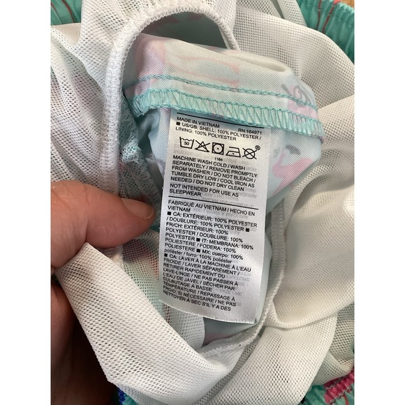 EUC‎ Boys Janie & Jack Flamingo Swim Trunks - Size 8 - Picture 5 of 5